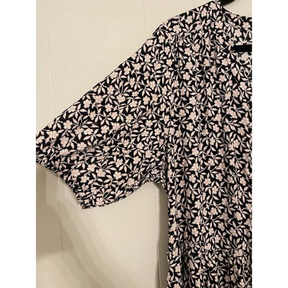 Sonoma Goods for Life Women’s Plus Floral Linen Blend Maxi Dress Size 2X - Picture 4 of 9